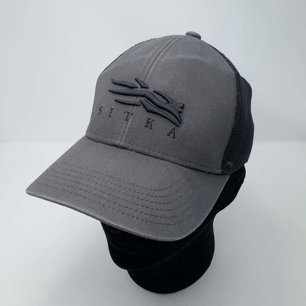 SITKA GEAR Logo Mid PROFILE Fit SnapBack Hunting Hat Mens Cap Trucker Mesh OSFA